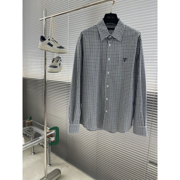프라다 레트로 체크무늬 셔츠