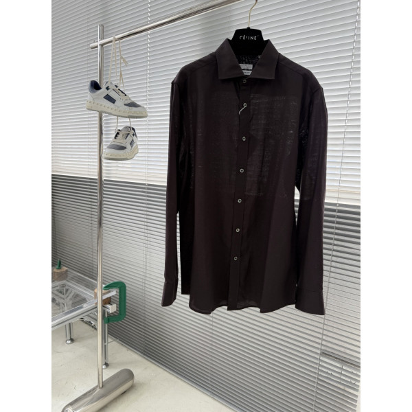 BC 솔리드 컬러 라펠셔츠