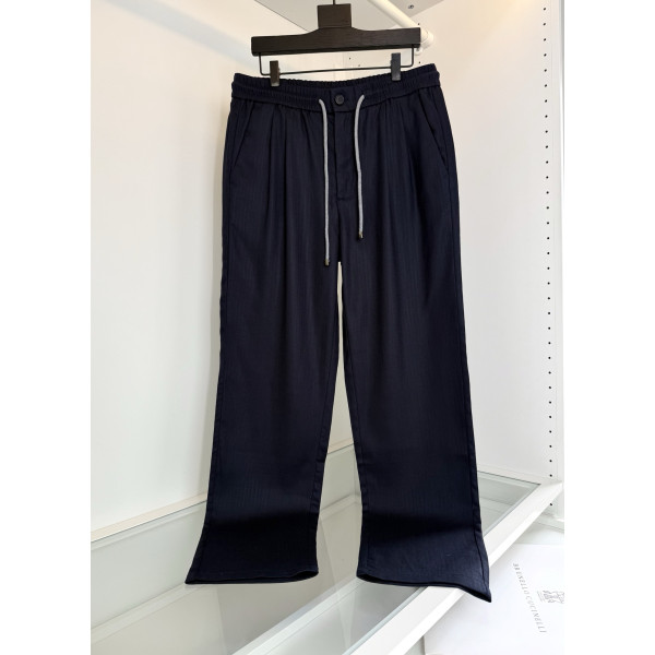 BC 헤링본 텐셀 린넨 스트라이트 팬츠