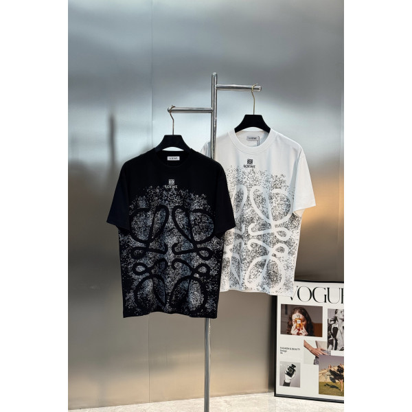 추상 프린트 티셔츠