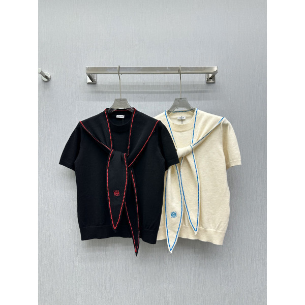 페이크칼라 니트