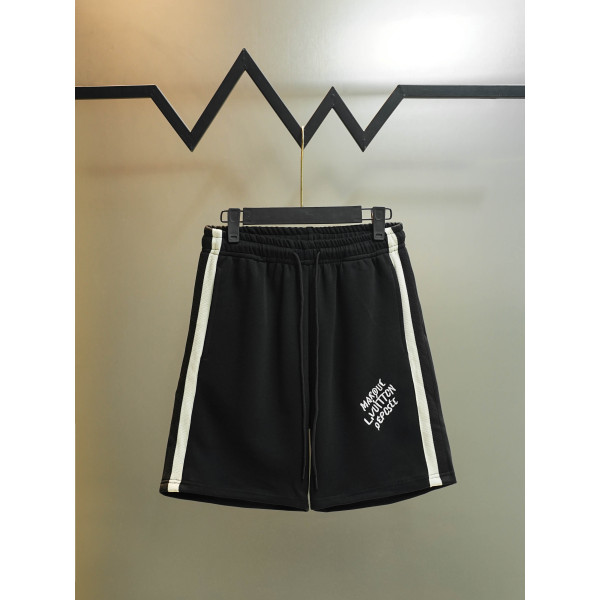 사이드 웨빙 자수 숏팬츠