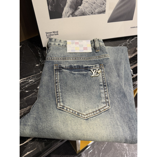 직통 데님 팬츠