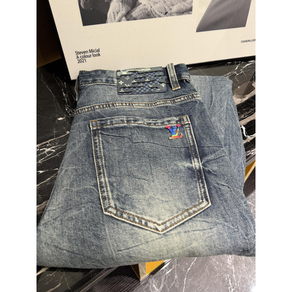 직통 데님 팬츠