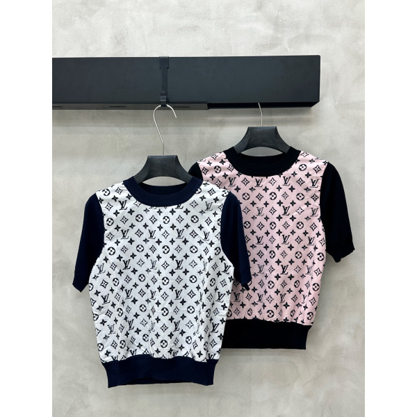 워싱 패턴 체인 티셔츠