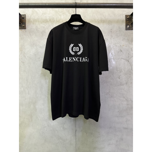 클래식 귀리 로고 프린트 숏슬리브 T셔츠