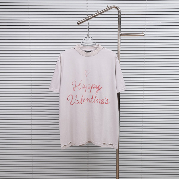 BLA 빈티지 디스트레스드 레터 숏 슬리브