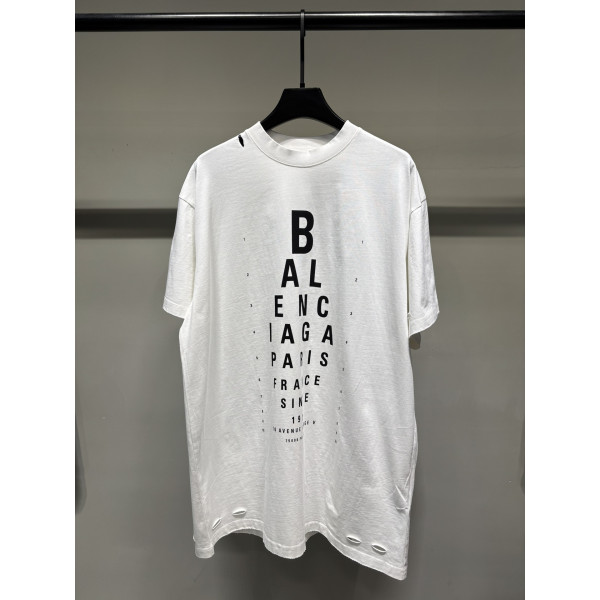 시력표 홀 숏 티셔츠