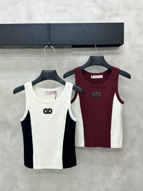 로고 피스 컬러 울 베스트