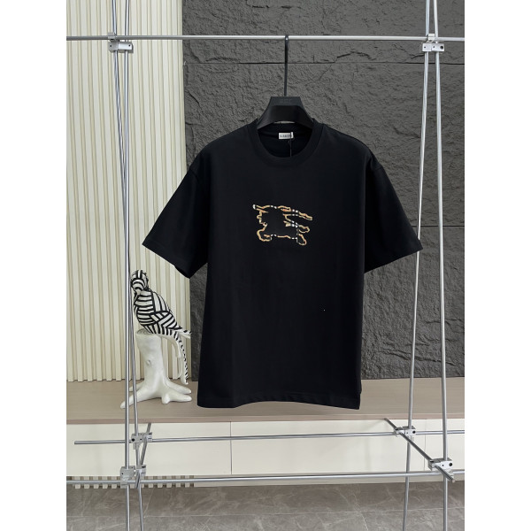 체크 전투마 티셔츠