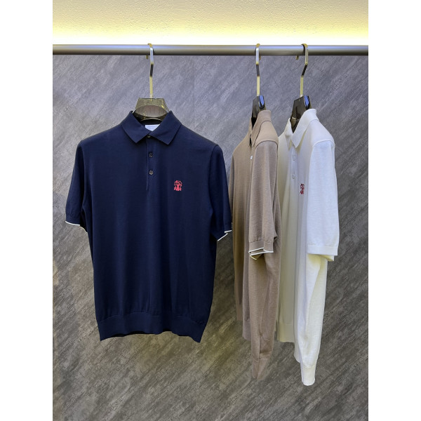 얇은 니트 폴로 셔츠