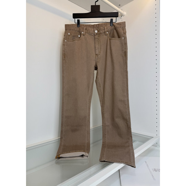 직통 슬림 데님 팬츠