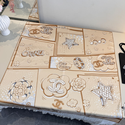 진실크 사각 스카프