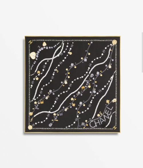 실크 사각 스카프