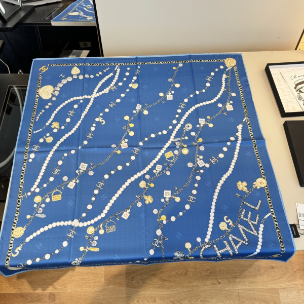 실크 사각 스카프