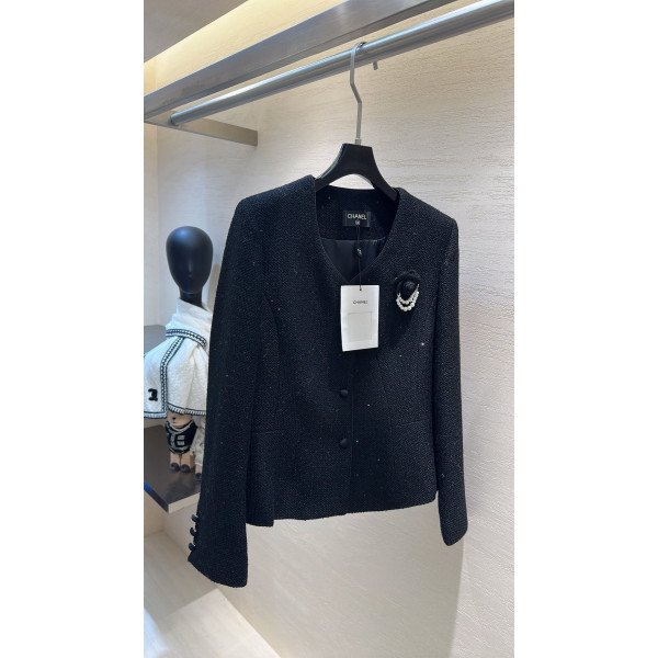 산차화 트위드 코트