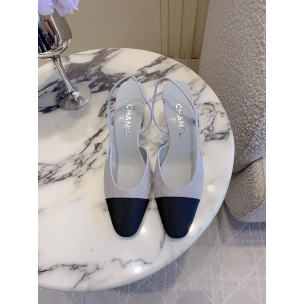 퀼팅 다이아몬드 슬링백 후공 슈즈