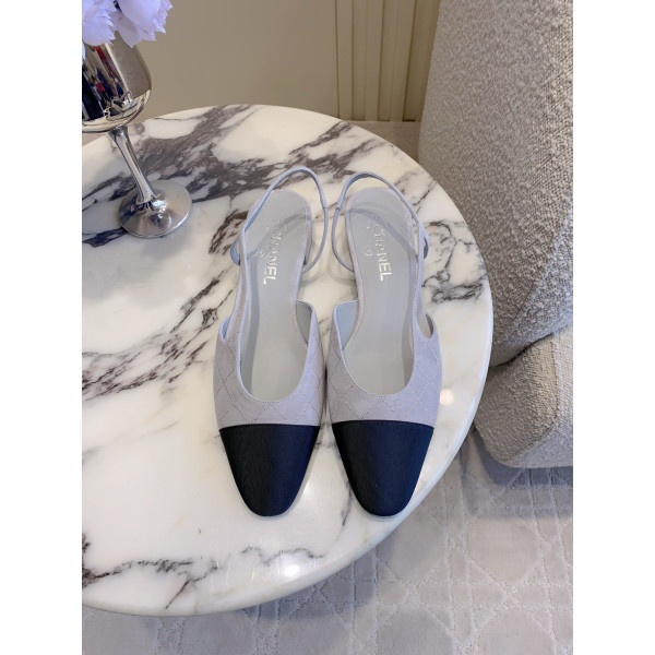 퀼팅 다이아몬드 슬링백 후공 슈즈