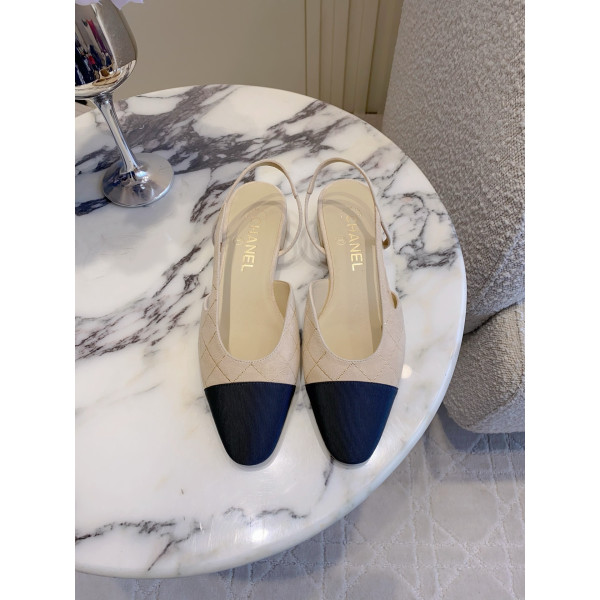 퀼팅 다이아몬드 슬링백 후공 슈즈