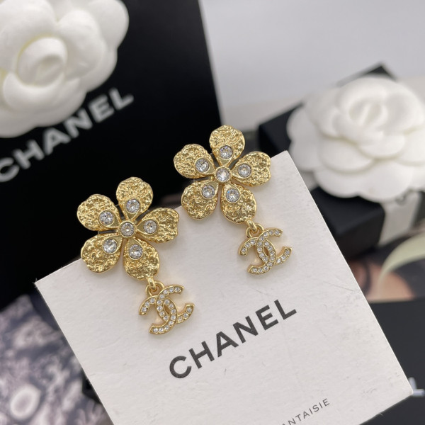 플라워 드롭 이어링