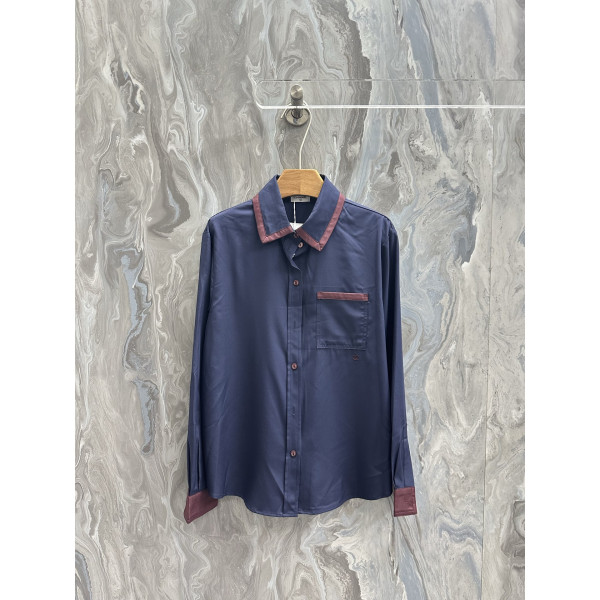 프린트 롱슬리브 셔츠