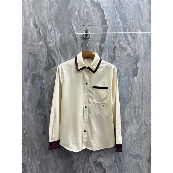 프린트 롱슬리브 셔츠