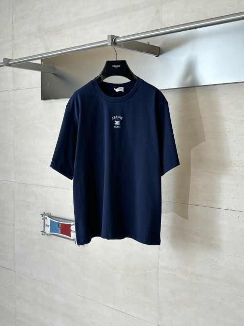 개선문 로고 자수 숏슬리브 티셔츠