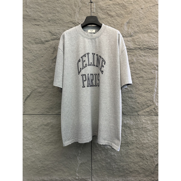 라운드넥 단袖 티셔츠