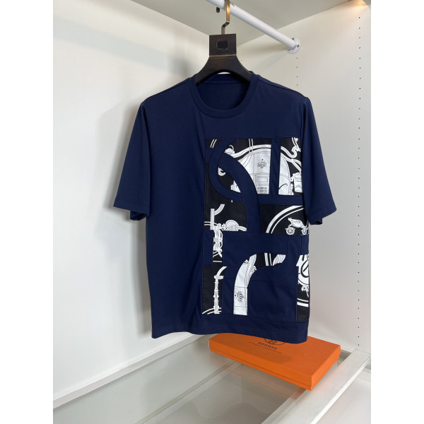 책장 스탬프 미크로 브로드 라운드넥 숏슬리브 티셔츠