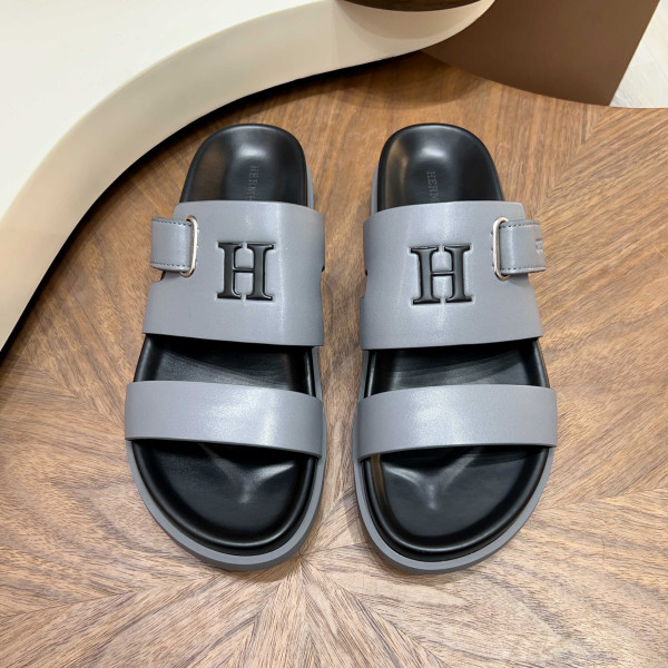 H 버클 장식 슬리퍼
