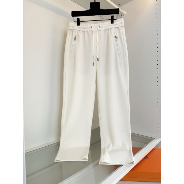 모달 코튼 이완 웨이스트 스트레이트 팬츠
