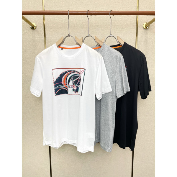 남성 레저 단袖 셔츠