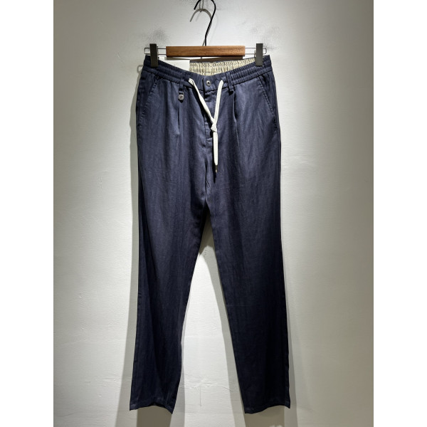 남성 코튼 린넨 레저 팬츠