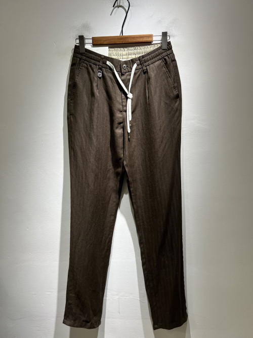 남성 코튼 린넨 레저 팬츠