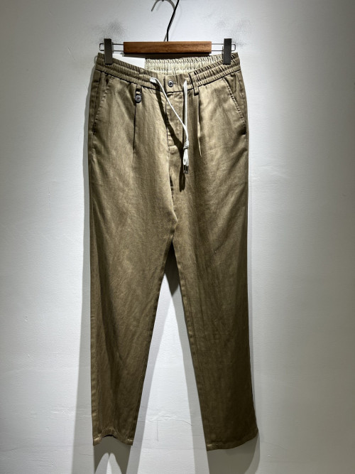 남성 코튼 린넨 레저 팬츠