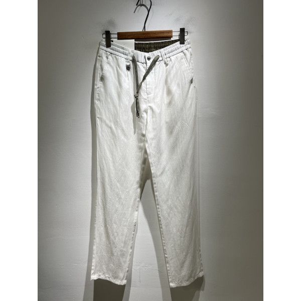 남성 코튼 린넨 레저 팬츠