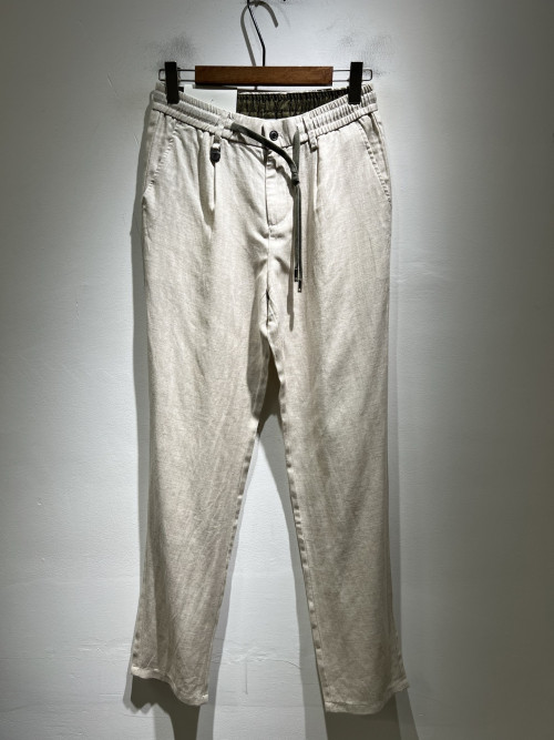 남성 코튼 린넨 레저 팬츠