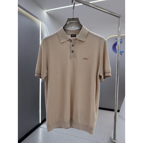 반팔 카라 니트