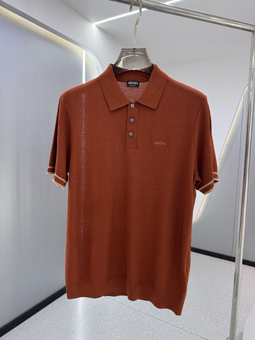 반팔 카라 니트