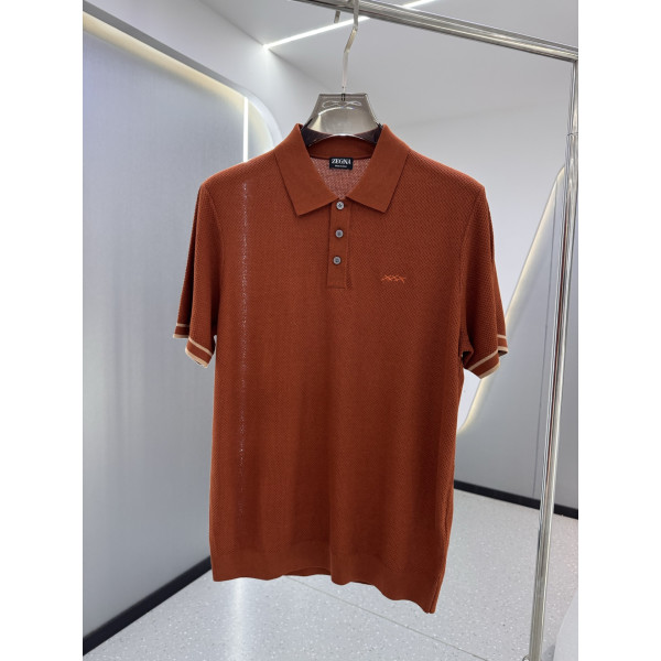 반팔 카라 니트