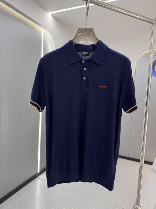 반팔 카라 니트셔츠