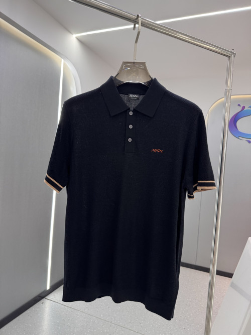 반팔 카라 니트