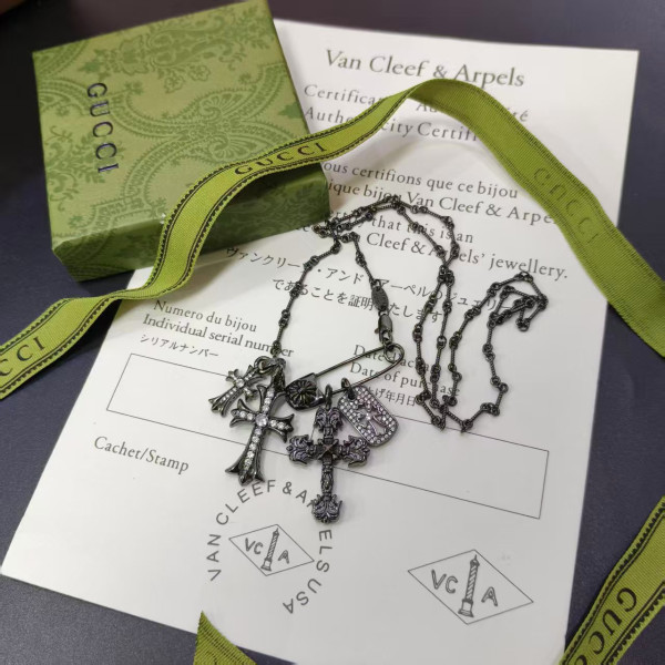 블랙 사무라이 4피스 세트 네클레스