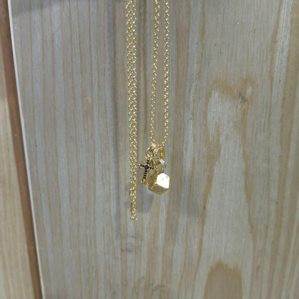 크로 하트 목걸이