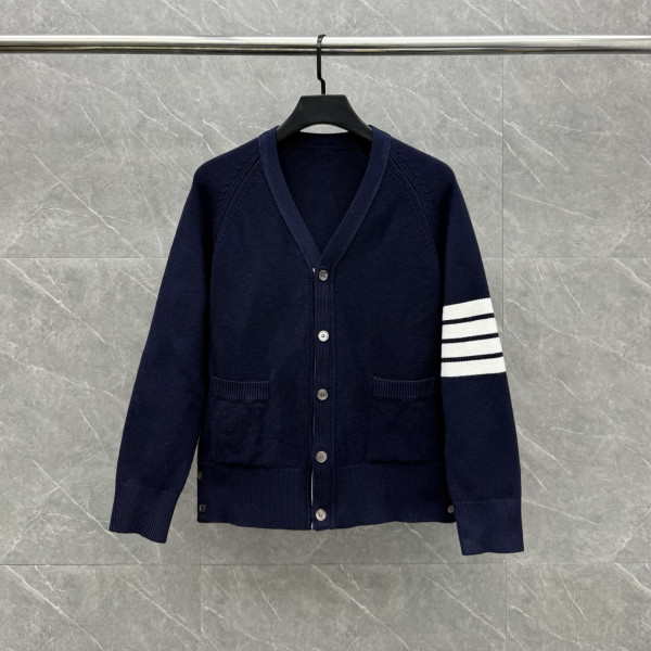 클래식 떨어진 어깨 오픈 카디건