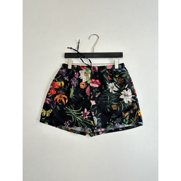 실크 프린트 레저 쇼츠