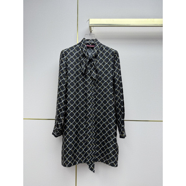 실크 롱 슬리브 셔츠