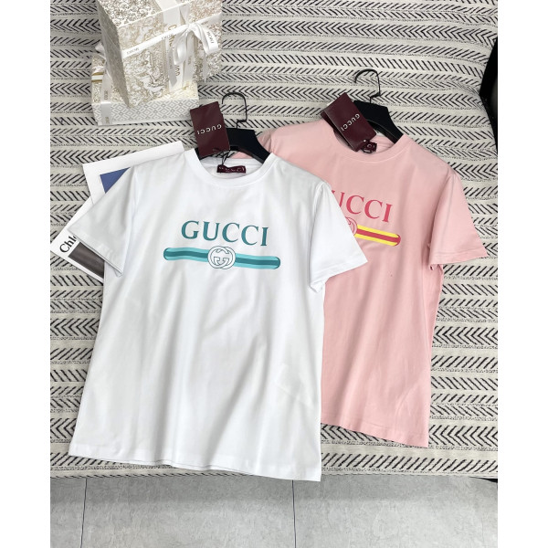 알파벳 인쇄 패턴 티셔츠