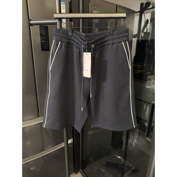 더블 G 자수 웹 벨트 숏팬츠