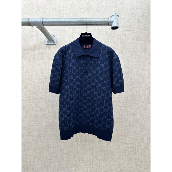 GG 자카드 폴로 셔츠